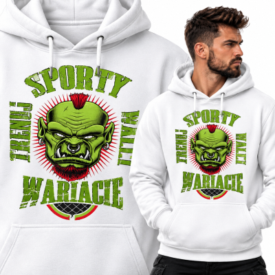 BLUZA Z KAPTUREM SPORTY WALKI WARIACIE